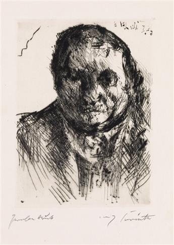 LOVIS CORINTH Selbstbildnis.